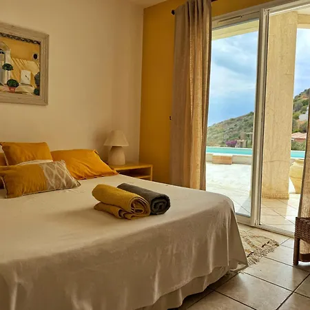 Villa Casa Bianca Piscine Privée Et Vue Familiale Sagone (Corsica)