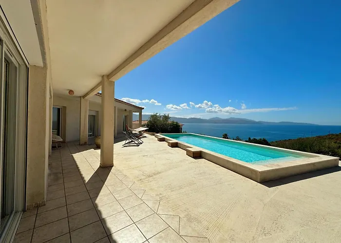 Vila Casa Bianca Piscine Privee Et Vue Familiale Sagone (Corsica)